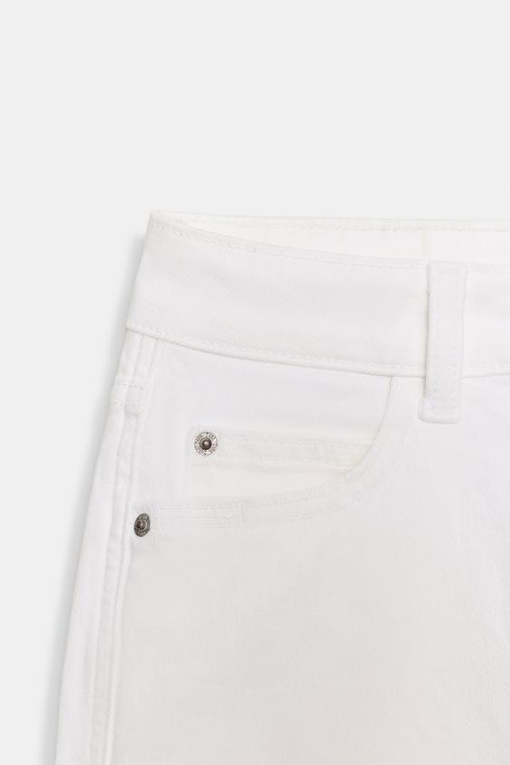 ZARA ДЖИНСЫ Z.01 MOM FIT С ВЫСОКОЙ ПОСАДКОЙ, БЕЛЫЙ