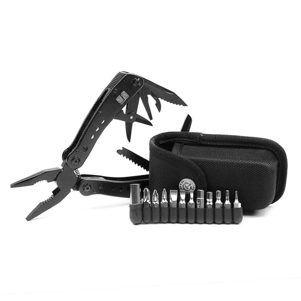 Мультитул &quot;Ganzo&quot;, 105x50x15 мм, 22 предмета, цв. черный