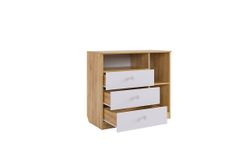 Комод «Форсаж» (Дуб крафт золотой/Белый), ЛДСП, Мебельсон, г. Ижевск