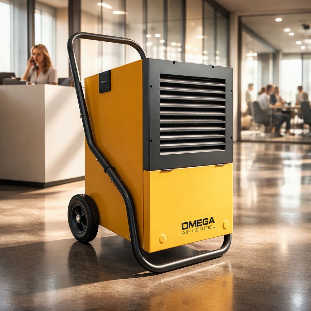 Осушитель воздуха DH 752 Omega Air Control профессиональный - [до 52 л. за сутки / для S≈100 м²]