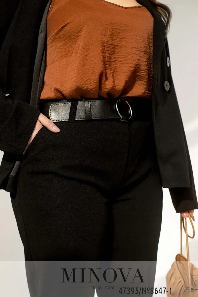Костюм 8647-1-чёрный Minova