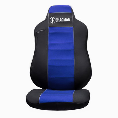 Чехлы Shacman X-6000 (полиэфир, черный, синяя вставка)