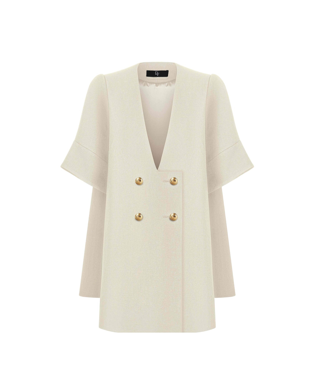 Платье-пиджак с меховой отделкой