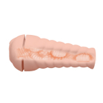 Мастурбатор в тубе телесная вагина PrettyLove Kitty без вибрации (Цвет: белый с серым)