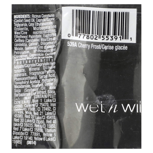 wet n wild, шелковая помада, оттенок 539A «Вишня», 3,6 г (0,13 унции)