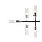 Люстра на штанге Indigo SAETTA 11053/12R Black V000566