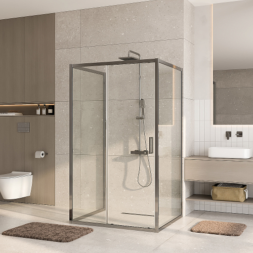 Душевой уголок WasserKRAFT Main 41S 41S21 120х90 профиль серебристый/стекло прозрачное