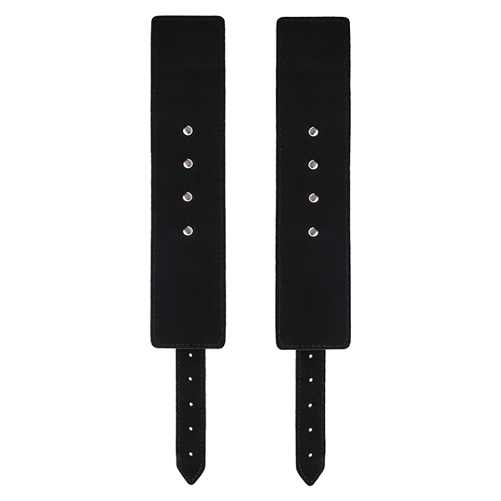 Черные оковы из искусственной кожи ToyFa Anonymo 310153