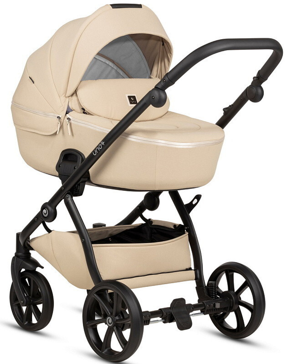 Детская коляска Tutis Uno 5 Plus Unico 3 в 1 с автокреслом Elo Lux EduSky Black 1402151 Latte