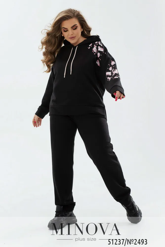 Костюм 2493-черный Minova