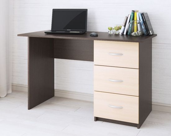 Стол письменный СИТИ-1 венге / дуб молочный