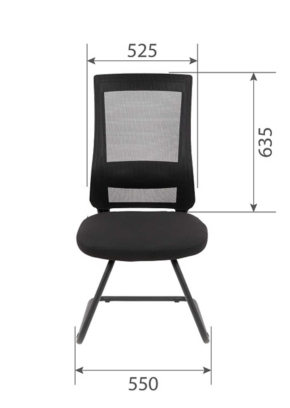 Офисное кресло CHAIRMAN 500 V, ткань/сетка