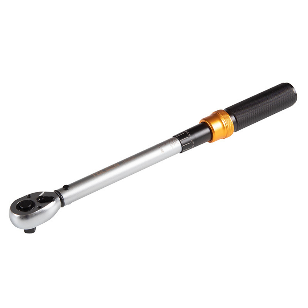 TOLSEN (TT19666) Динамометрический ключ 1/2", 20-120 Нм, для левой и правой резьбы, кейс