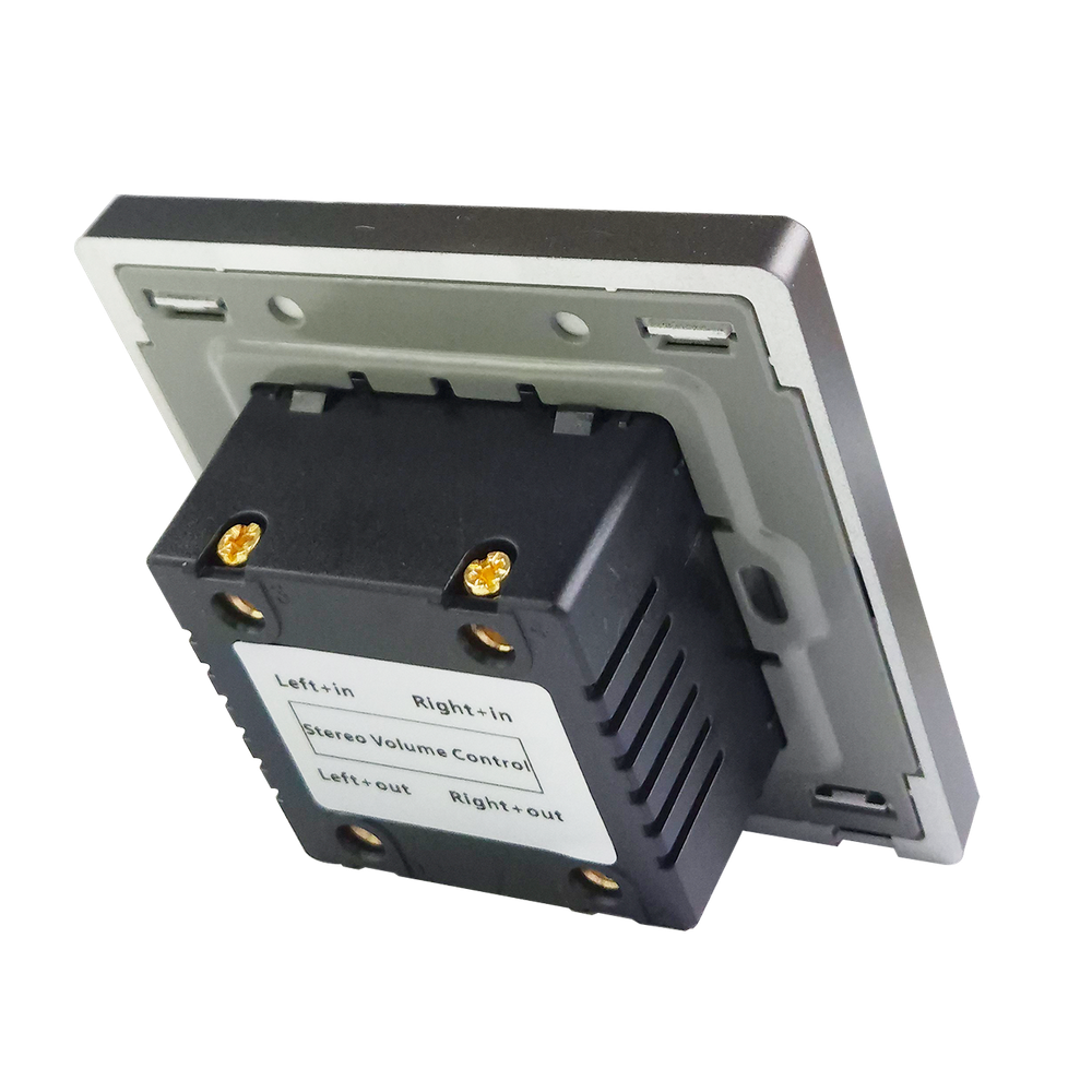 Настенный регулятор громкости звука настенный Steam&water SOUND CONTROL Gray 230 (Цвет серый, 5 уровней громкости, 4-8 Ом, 30W)