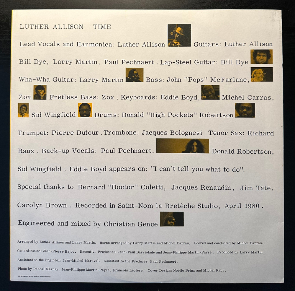 Luther Allison - Time (Франция 1980г.)