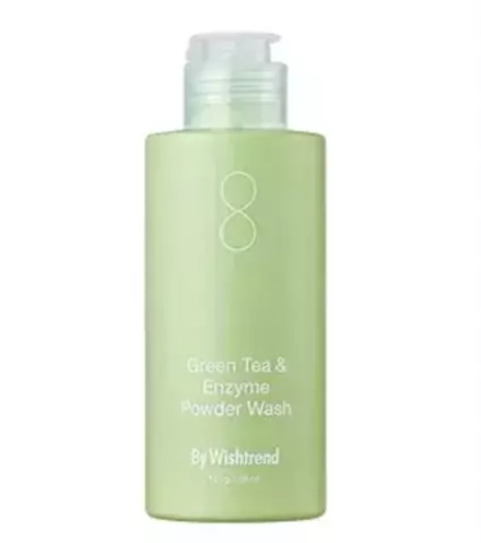 Пудра энзимная с зелёным чаем By Wishtrend  Green tea & enzyme powder wash, 110г