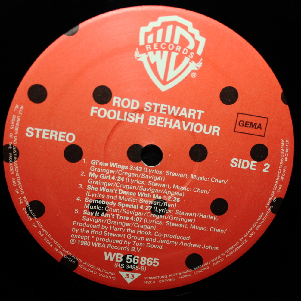 Rod Stewart / Foolish Behaviour (LP)