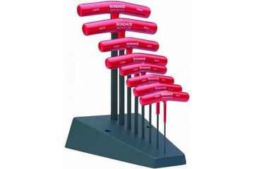 Набор из 8 Т-образных ключей BONDHUS 2-10мм в стенде 13389