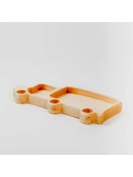 Деревянная менажница "Грузовик" из кедра