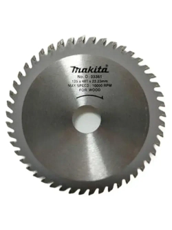 Диск пильный 125x22.23 мм, 48 зуб. MKTA по дереву