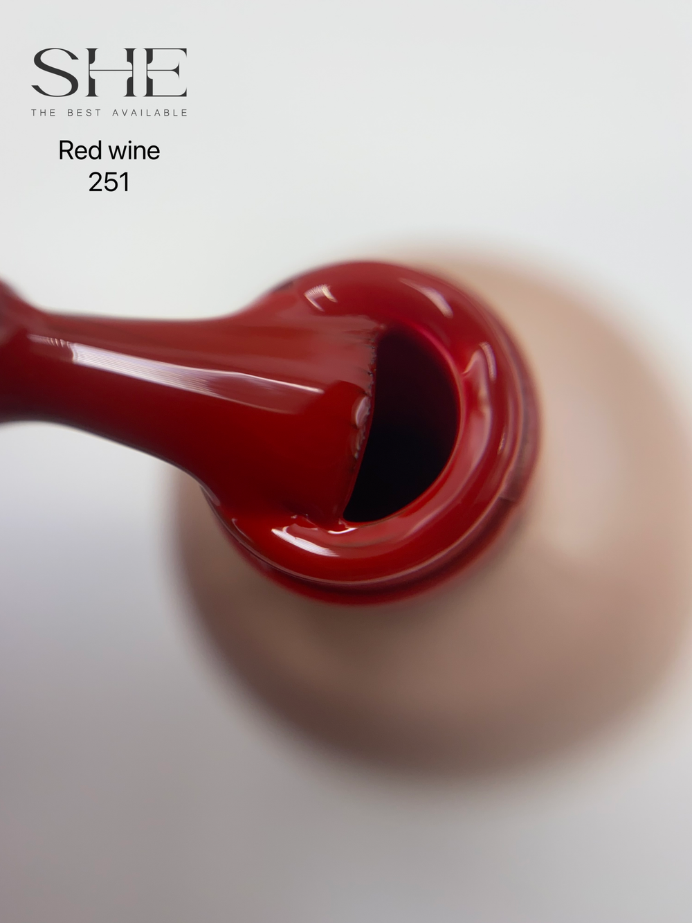 Гель-лак SHE RED WINE, 251 10 ml