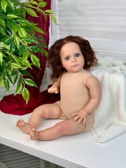Кукла Реборн мягконабивная 60см в пакете (FA-595)