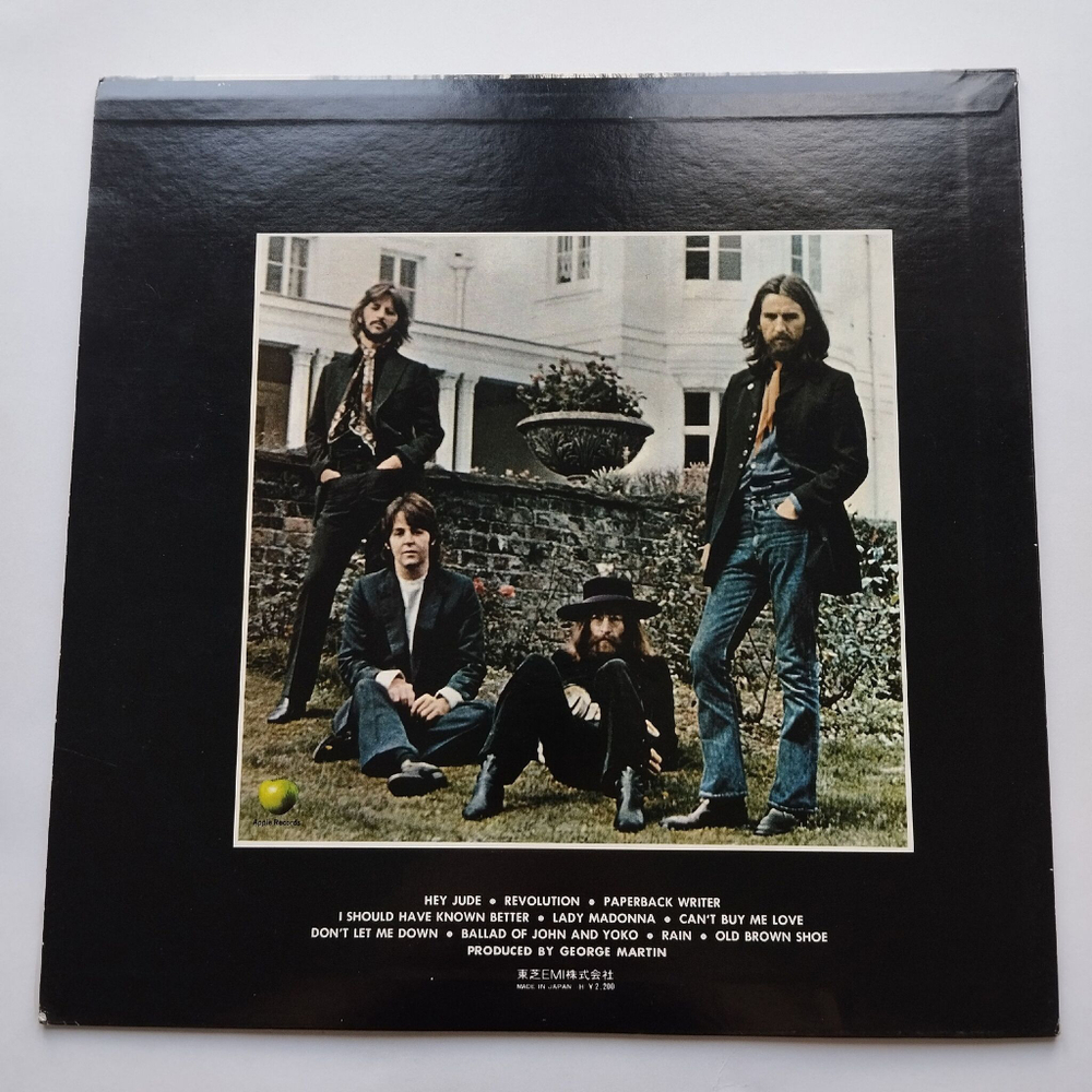 Винтажная виниловая пластинка LP The Beatles Hey Jude (Japan 1974) (No Obi) Rain