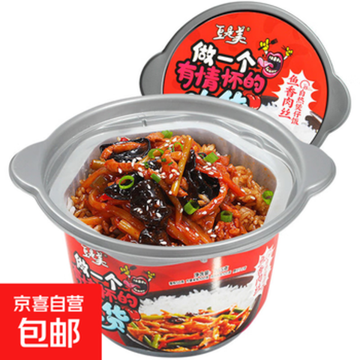 Рис саморазогревающийся со свининой в рыбном соусе Dongmei, 265 г (Китай)