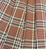 Ткань плательная в клетку (Италия) шерсть/вискоза/поламид ш-145см цена за 1 м