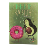 Картон цв. А4 7л. 7цв. "Мультики" 4 вида (Альт)