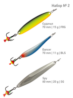 Подарочный набор №2 (блесны на судака)