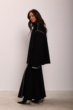 Джемпер с кантами из джерси