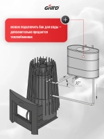 Печь для бани Grill'D Cometa 180 Vega Long с закрытой каменкой