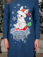 Туника новогодняя удлиненная домашняя нарядная