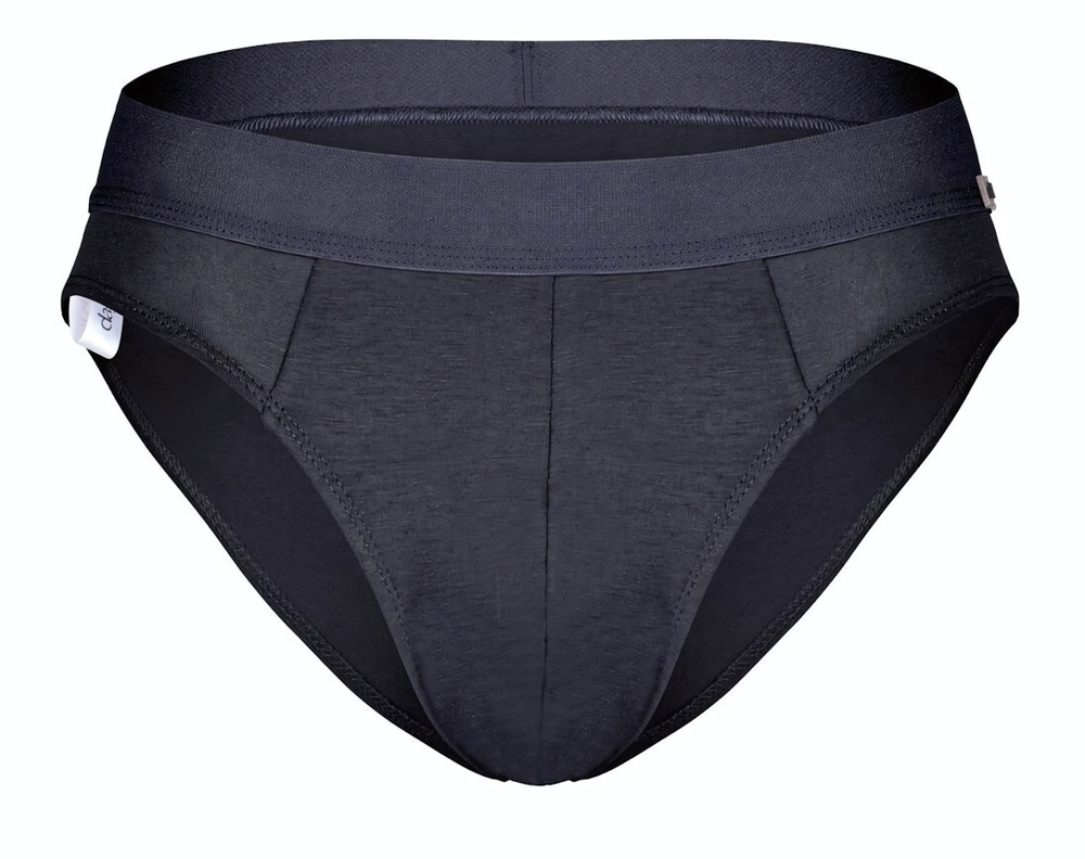 Антрацитовые бамбуковые трусы-брифы (Размер: L) (Цвет: темно-серый)