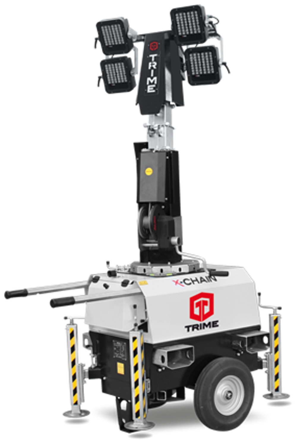 Электрическая осветительная вышка TRIME X-CHAIN 4X160W LED 7M