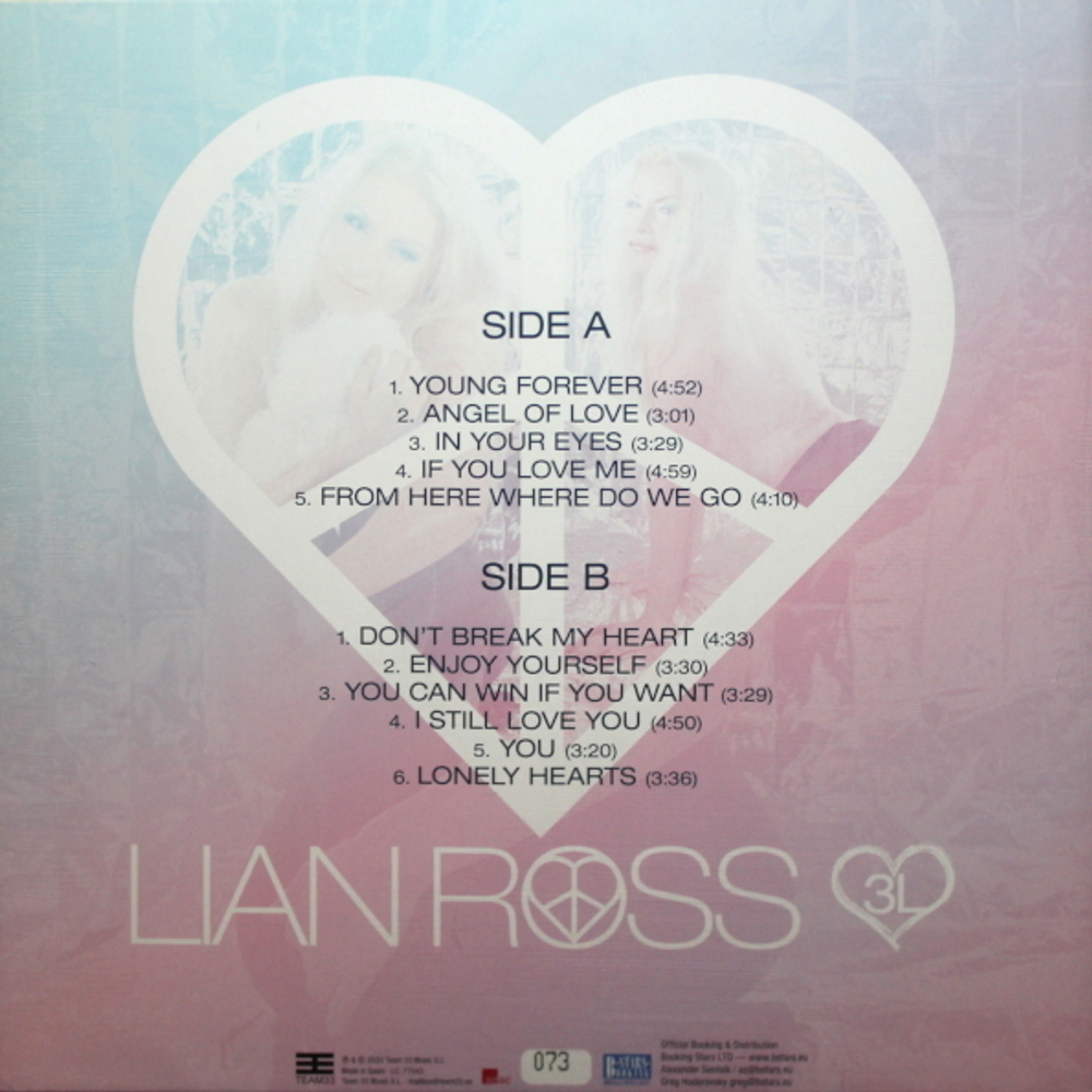 Lian Ross / 3L (Limited Edition)(Coloured Vinyl)(LP)