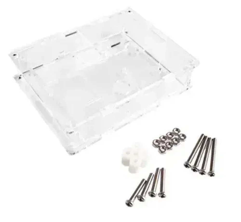 Цифровой транзистор-тестер LCR-T4 ESR MEGA328P с корпусом из акрила, бокс для батареи типа "крона". Измеритель ёмкости, сопротивления, индуктивности. Определение компонентов, цоколевки транзисторов.