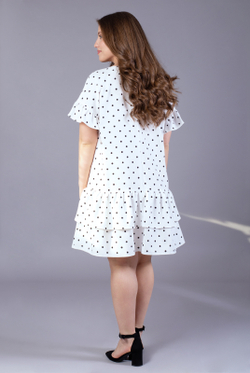 Платье женское 3941ВП, горох #259Гб053941ВП