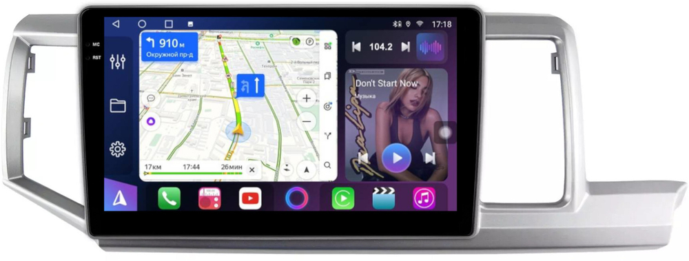 Магнитола для Honda Stepwgn 4 2009-2015 (правый руль) - FarCar 9604 монитор 10.36" QLED на Android 14, TS18, CarPlay, 4G SIM-слот