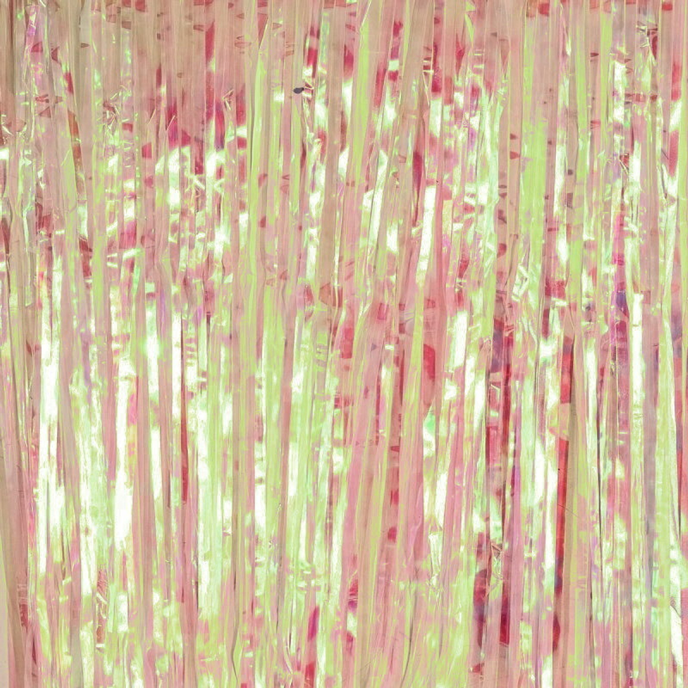 Занавес фольгированный «Перламутр» ш1м, в2м (глянец), рубин