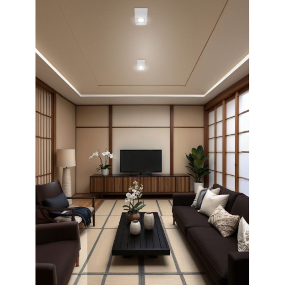 Светильник накладной ЭРА OL24-1 WH под лампу MR16 GU5.3 поворотный белый | Накладные светильники