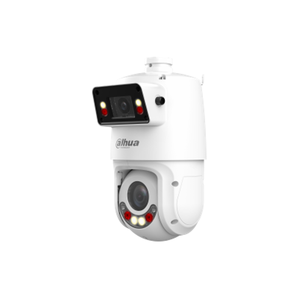DH-SDT4E225-4F-GB-A 4Мп Уличная купольная PTZ IP-видеокамера с панорамным модулем, активным сдерживанием и ИИ