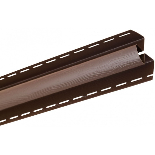 Внутренний угол Альта-Профиль Т13 Премиум Орех тёмный 3000 мм