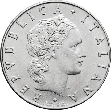 50 лир 1954-1989 Италия