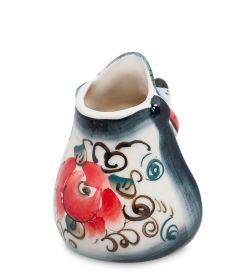 ГЛ- 114 Подставка для зубочисток «Ежик» цв. (Гжельский фарфор)