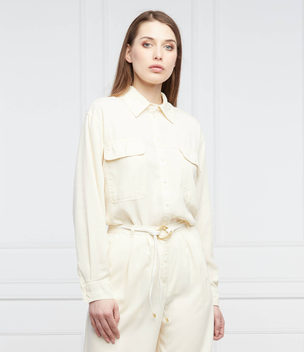 рубашка Patrizia Pepe - кремовый(2C1327 A038)