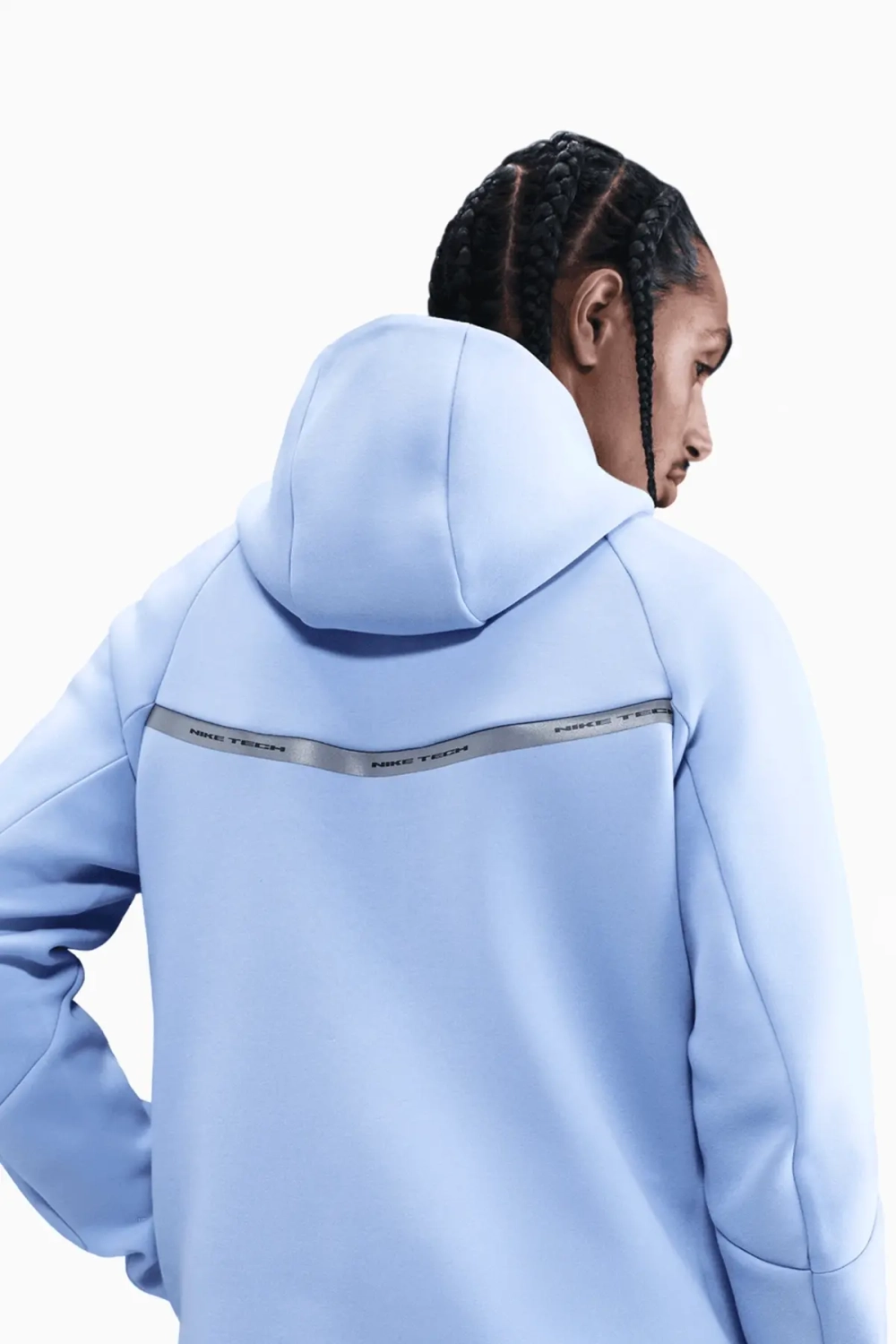 Кофта Nike Tech Fleece Hoodie Windrunner Full-Zip - голубой