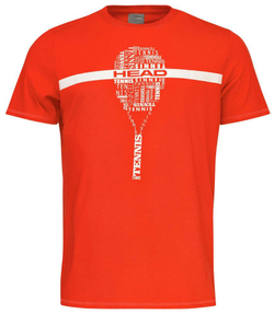Мужская теннисная футболка Head TYPO T-Shirt M - tangerine