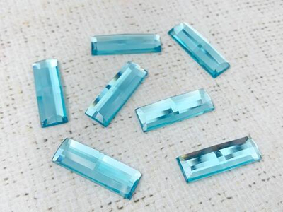 Стразы стекло клеевые, р. 3х1 см